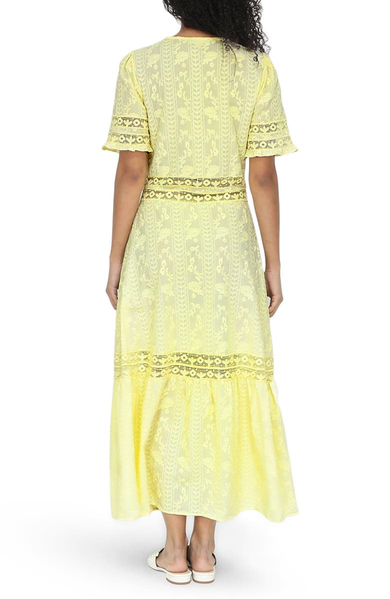 Belle & Bloom Summer Breeze Lace Midi Dress, Alternate, color, Yellow