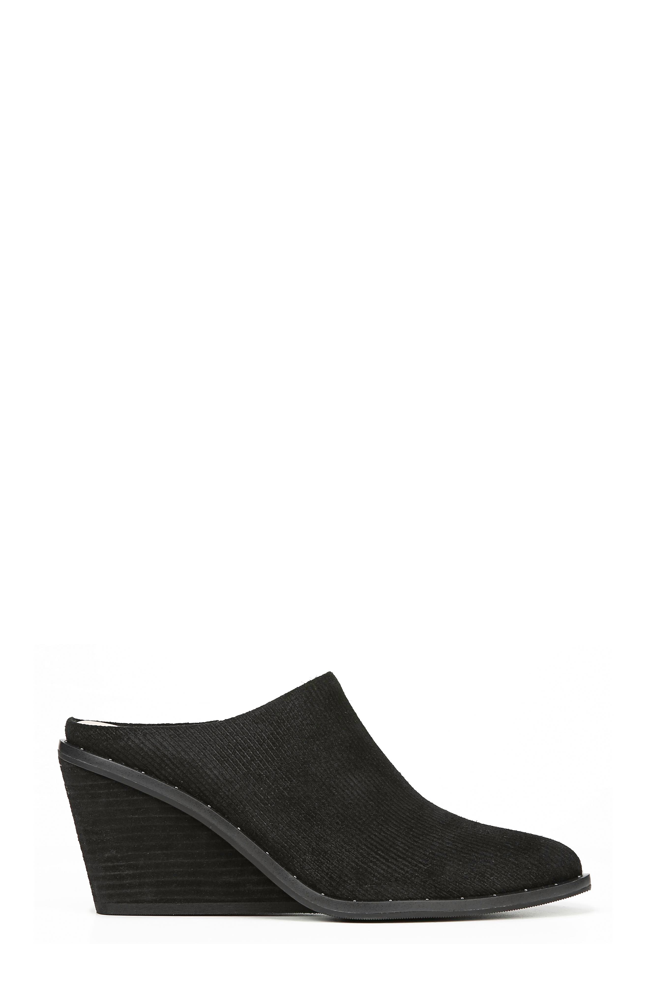 Dr. Scholls Maxwell Mule, Alternate, color, BLACK LINEAR EMBOSSED SUEDE