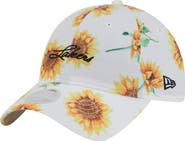 New Era Women's New Era White Los Angeles Lakers Adventure Flower 9TWENTY Adjustable Hat