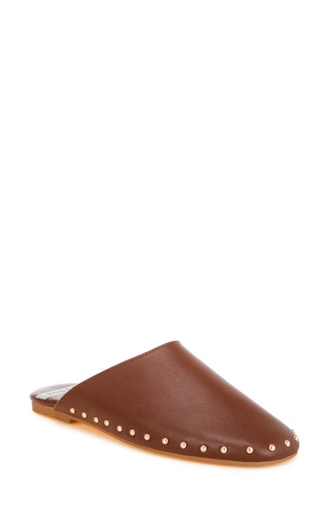 Mackey Studded Leather Mule