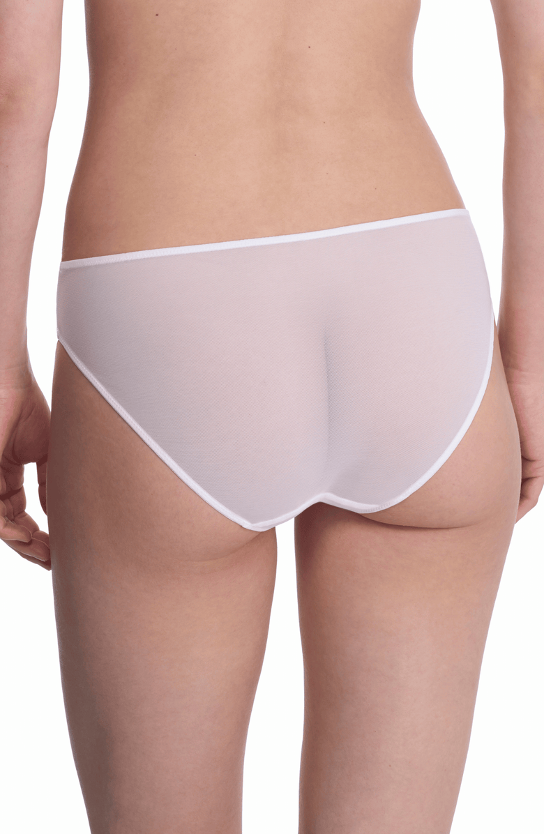 Natori Flora Lace Bikini Panty, Alternate, color, White