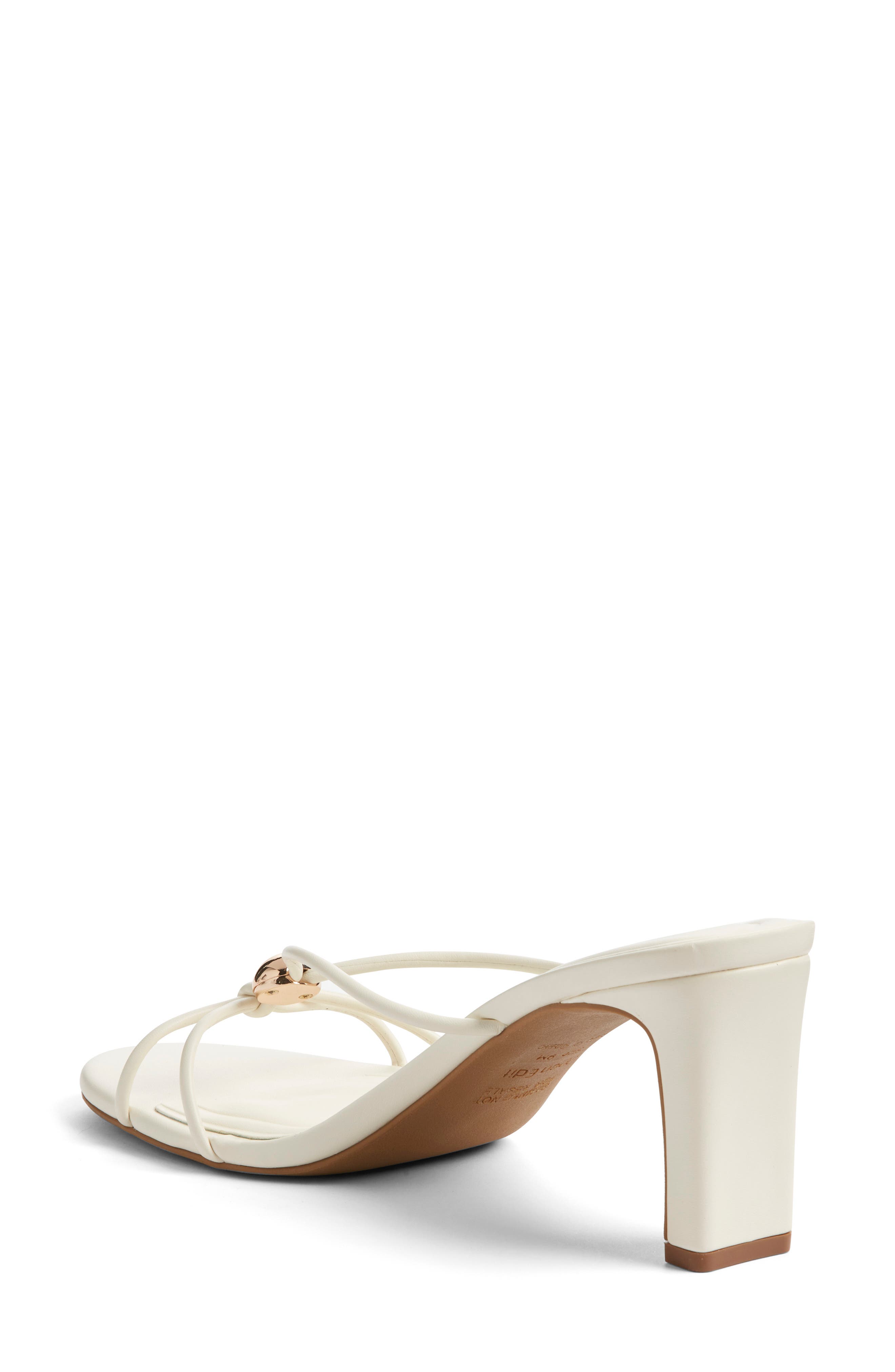 Prisma Slide Sandal, Alternate, color, IVORY EGRET