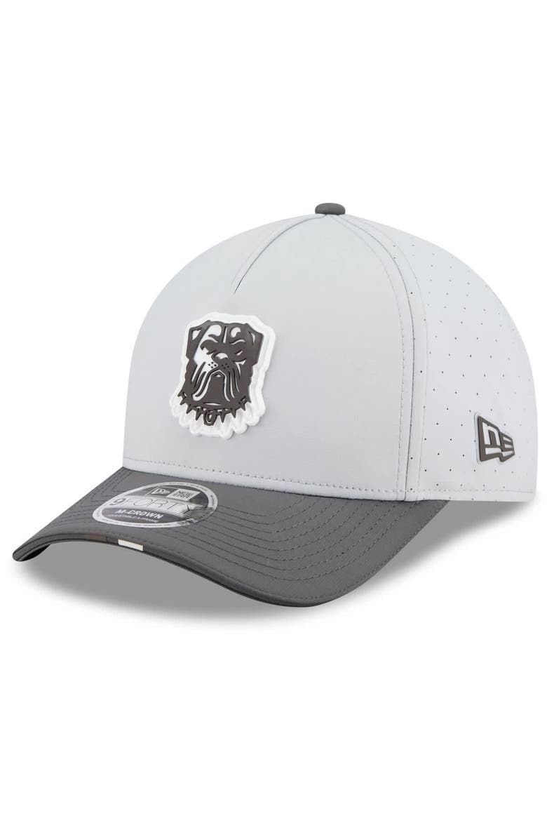 New Era Men's New Era Gray/Graphite Cleveland Browns 2025 NFL Training Camp A-Frame 9FORTY Adjustable Hat, Main, color, Gray