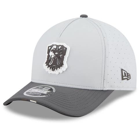 Men's New Era  Gray/Graphite Cleveland Browns 2025 NFL Training Camp A-Frame 9FORTY Adjustable Hat