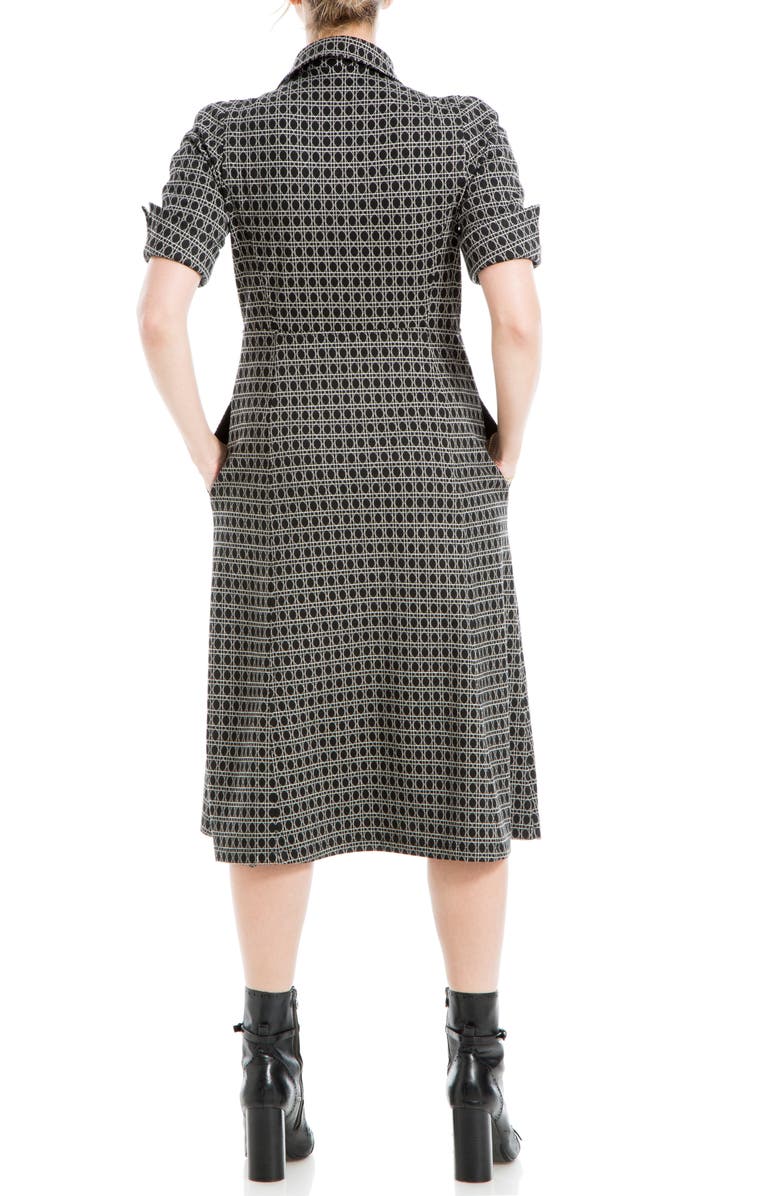 MAX STUDIO Short Sleeve A-Line Dress, Alternate, color, 