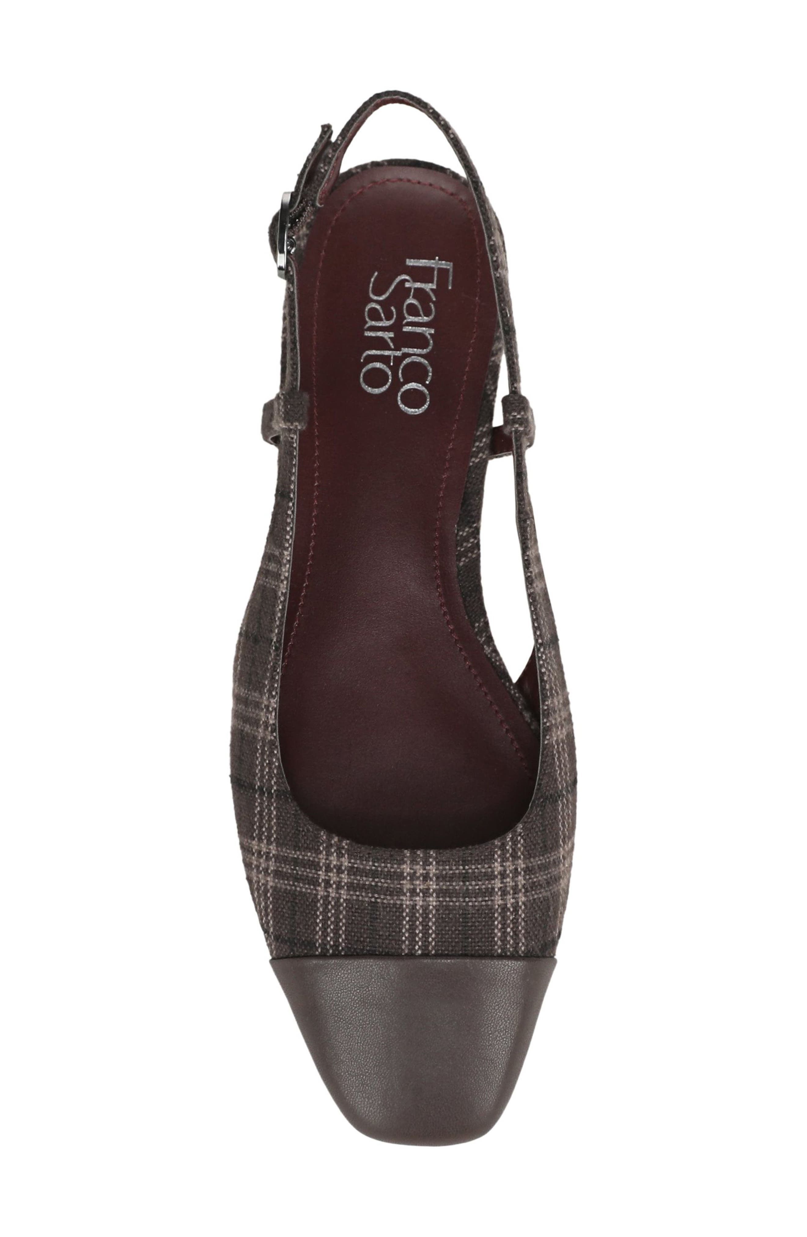 Virai Slingback Flat, Alternate, color, BROWN