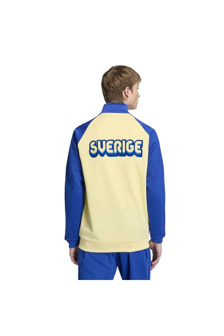 Men's adidas Yellow Sweden National Team Originals Full-Zip Track Jacket, Alternate, color, Yellow