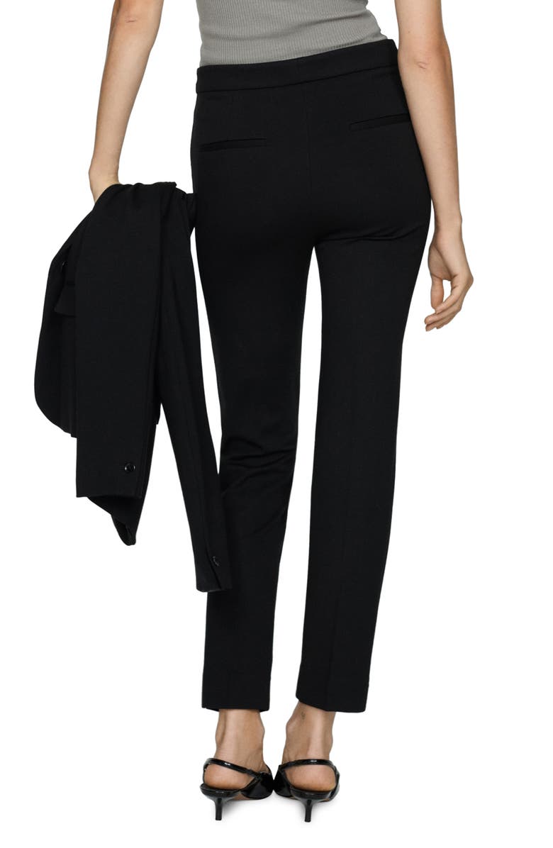 MANGO Slim Ankle Pants, Alternate, color,