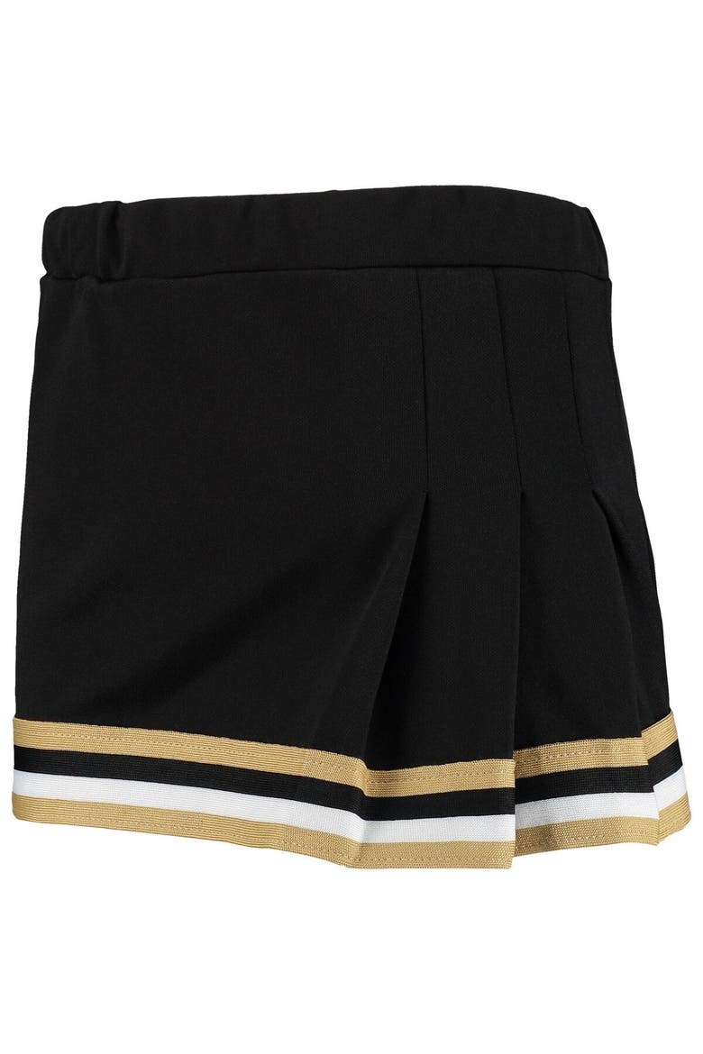 Girls Youth Black Purdue Boilermakers Two-Piece Cheer Set, Alternate, color, Black
