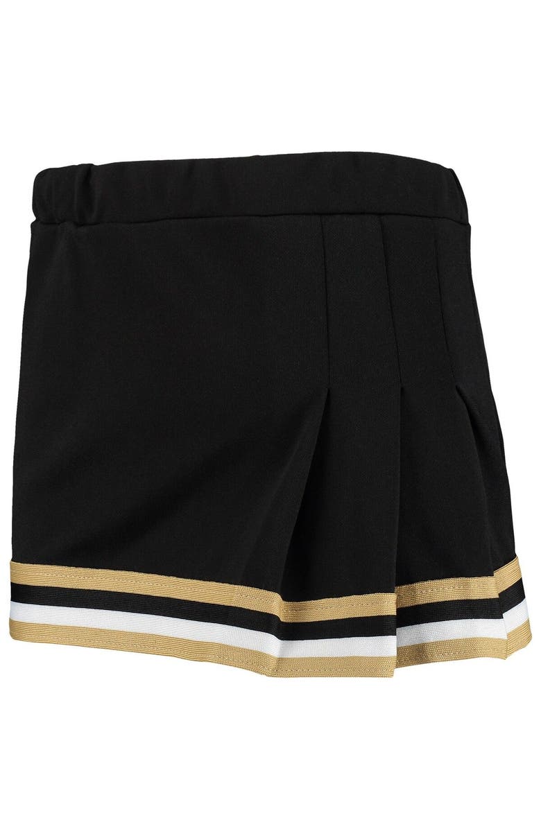 LITTLE KING Girls Youth Black Purdue Boilermakers Two-Piece Cheer Set, Alternate, color, Black