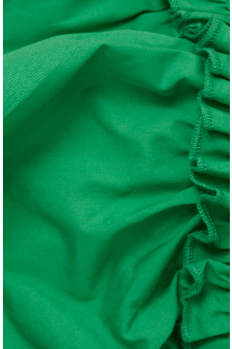 Ruffle Smocked Waist Maxi Dress, Alternate, color, GREEN