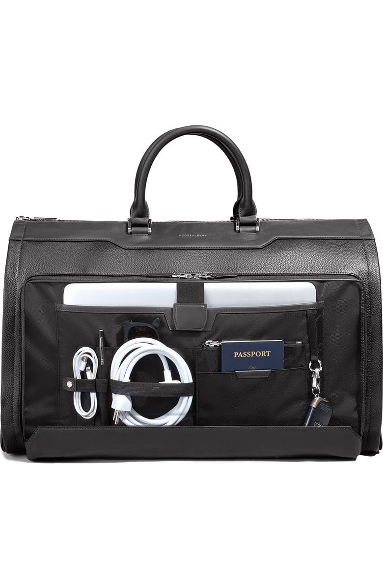 hook + ALBERT Leather Garment Weekend Pro Bag, Alternate, color,