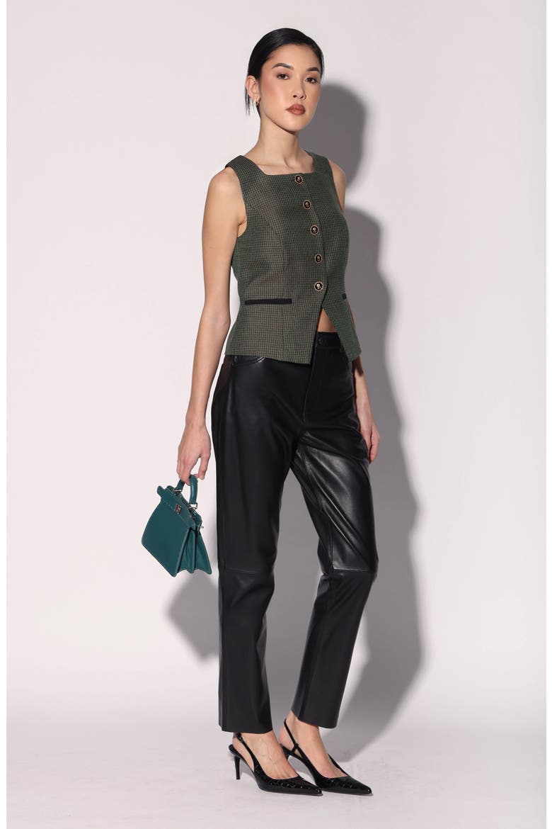 Maurene Tailored Vest, Alternate, color, MINI CLOVER CHECK