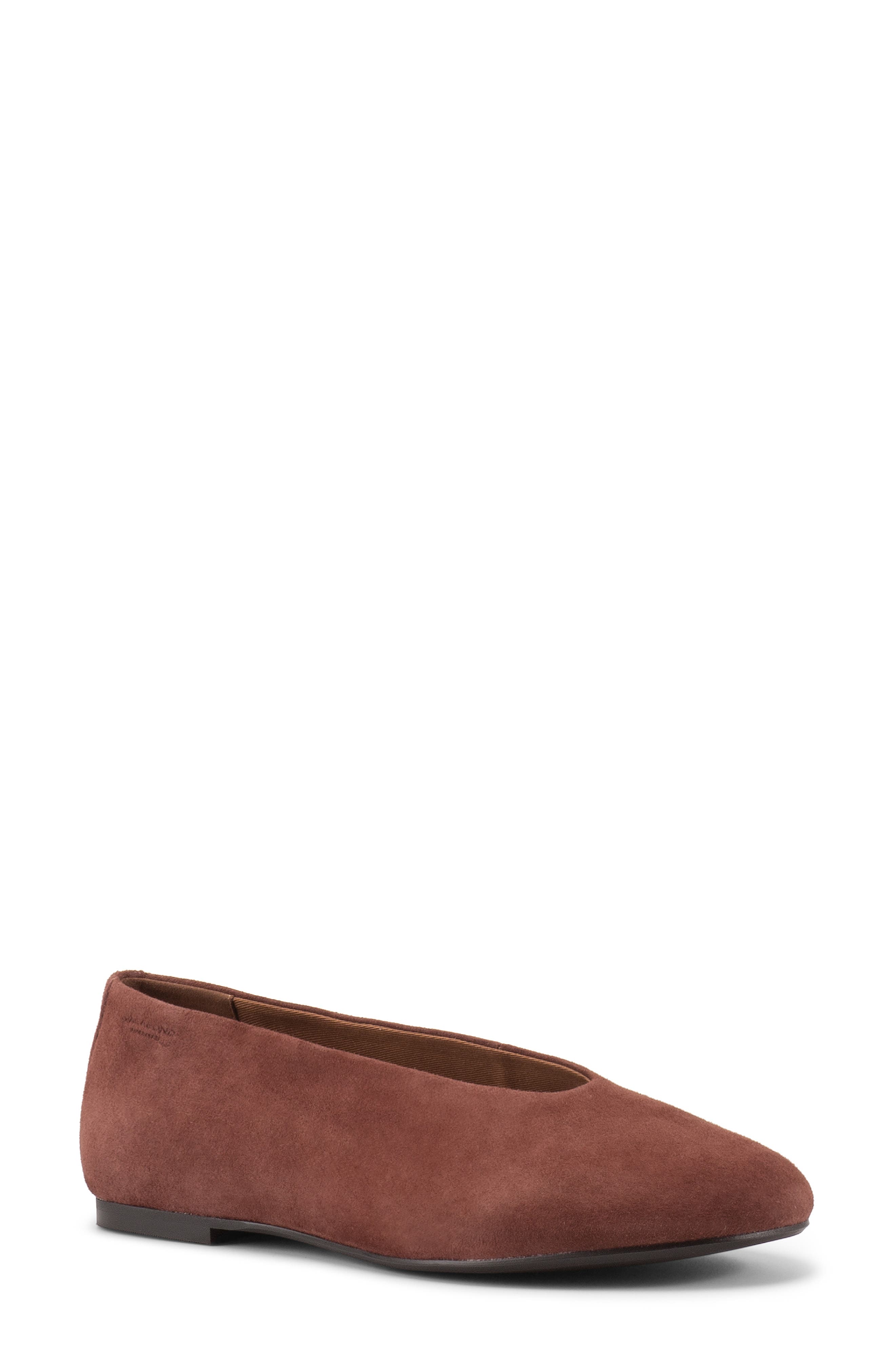 Vagabond Shoemakers Aleya Ballet Flat, Main, color, Rust