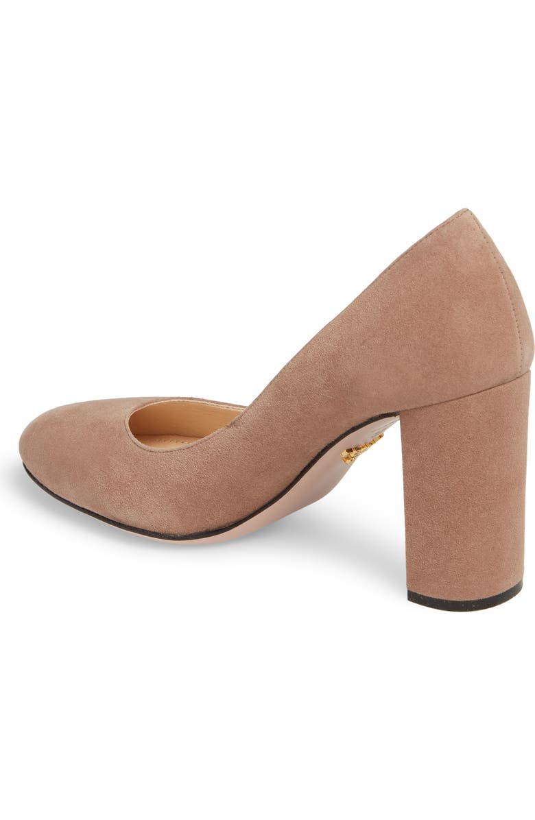 Prada Round Toe Pump, Alternate, color,