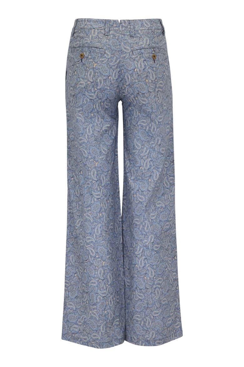 Paisley Pile Womens Wide-leg Pant, Alternate, color, PAISLEY PILE NATURAL