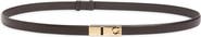 FERRAGAMO Hug Gancio Expandable Leather Belt