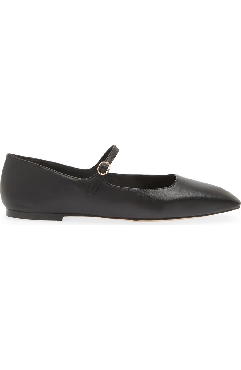 Nordstrom Mary Jane Flat, Alternate, color, Black