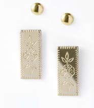 Matr Boomie Haveli Etched Earring Set, Set of 2