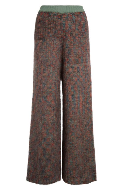 ZANKOV ZANKOV LUDVIG OVERSIZE ALPACA & MOHAIR BLEND KNIT PULL-ON PANTS 