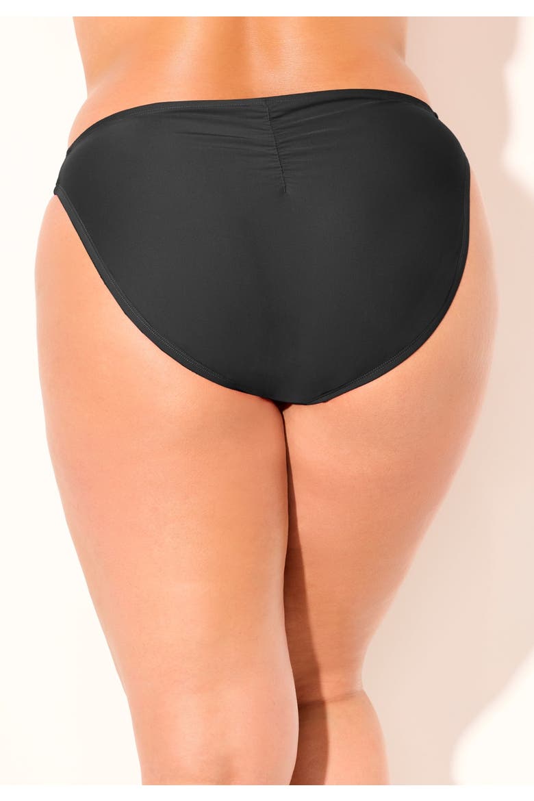 Triple String Swim Brief, Alternate, color, Black