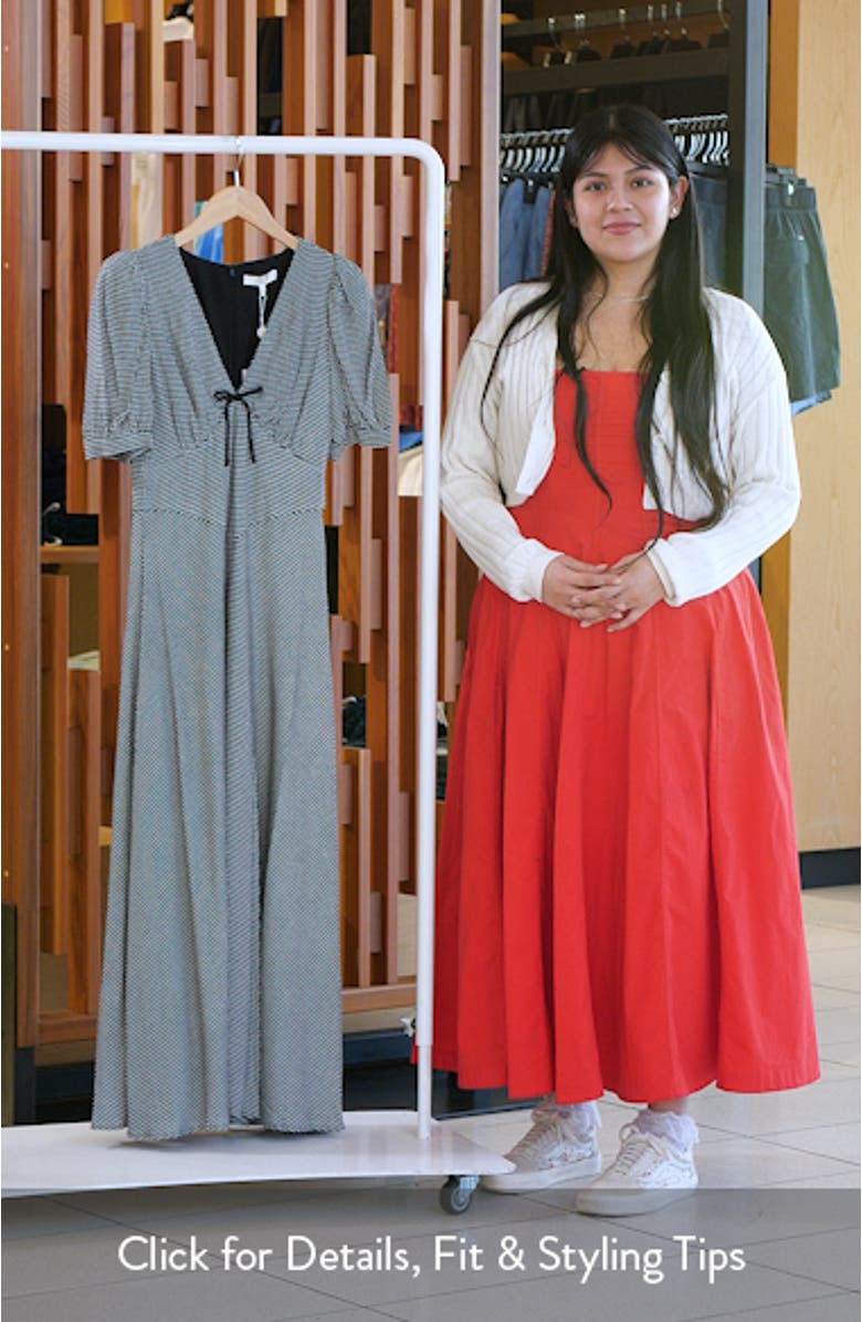 Juliana Short Sleeve Midi Dress, sales video thumbnail