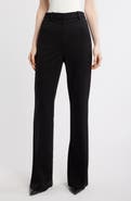Theory Demetria High Waist Flare Leg Pants