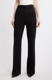 Theory Demetria High Waist Flare Leg Pants