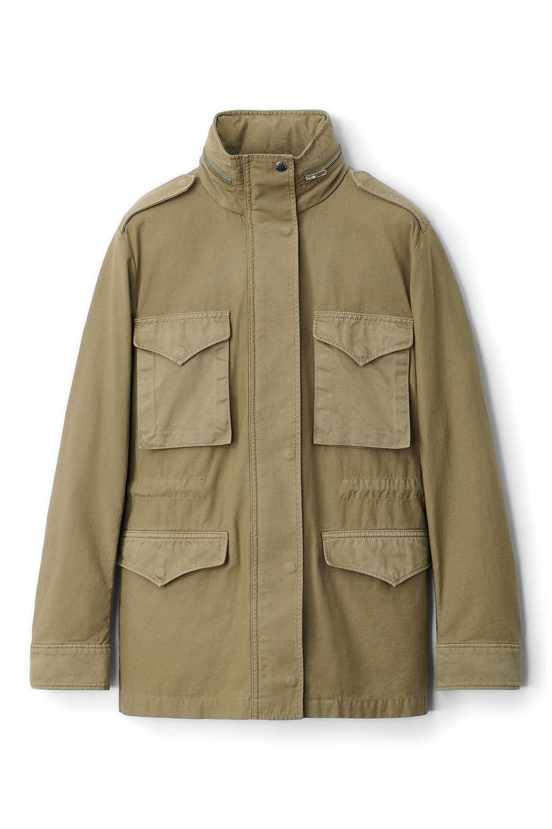 Women's Field M65 Hooded Jacket, Alternate, color, GRNMOSS