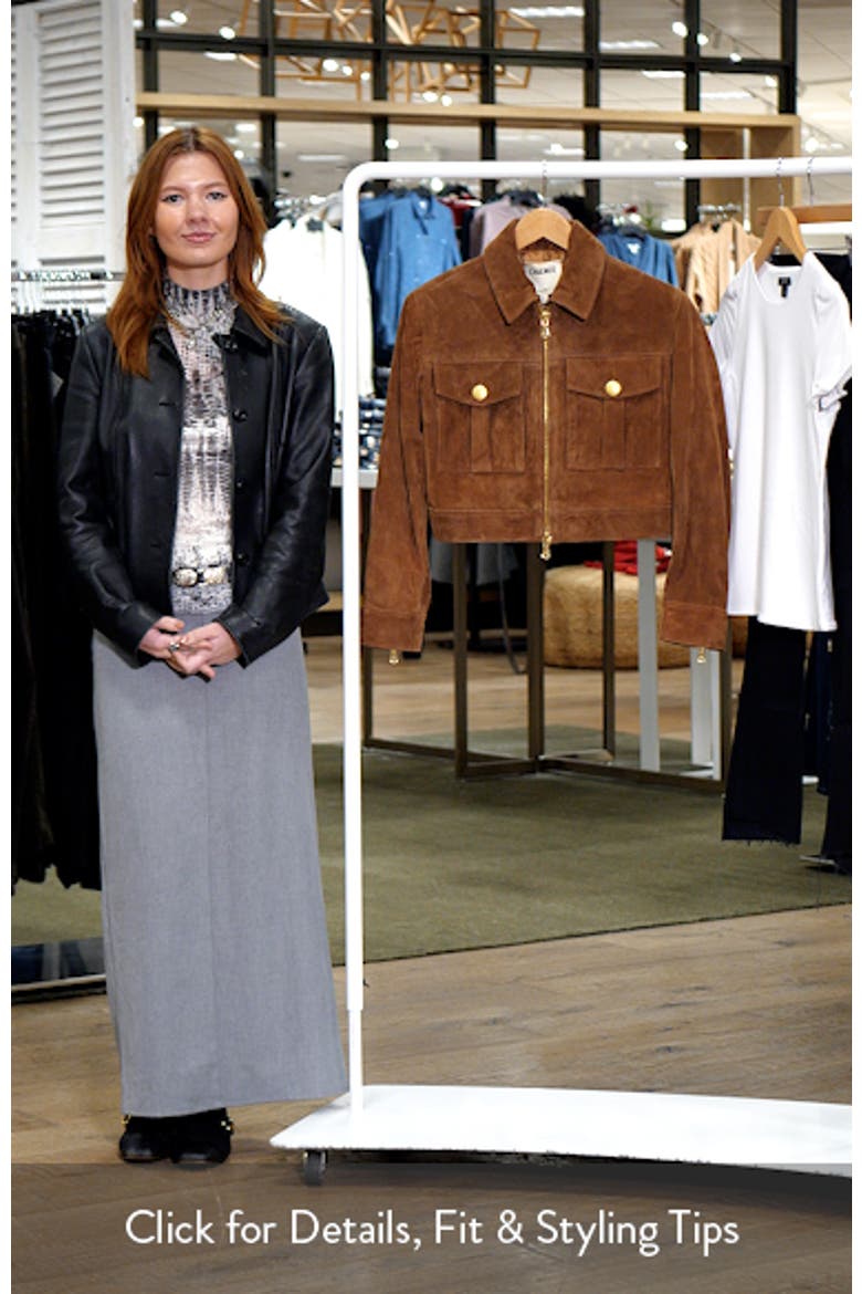 Micah Suede Crop Jacket video