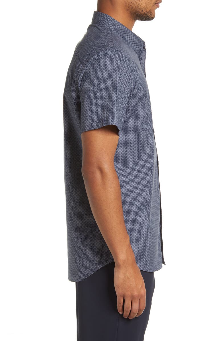 Annual Champ Cotton Blend Button-Up Shirt
