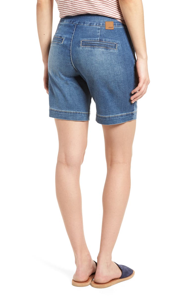 JAG Jeans Ainsley Pull-On Stretch Denim Shorts, Alternate, color, 