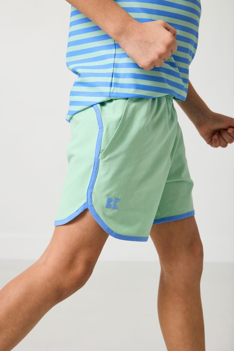 Boys Retro Super Short Lined, Alternate, color, Palm Green