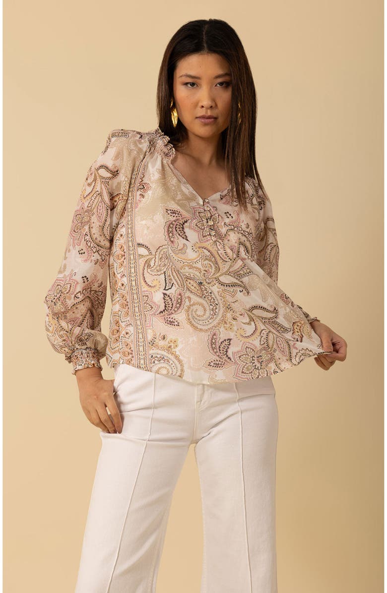 Hale Bob Mallory Voile Top, Alternate, color,