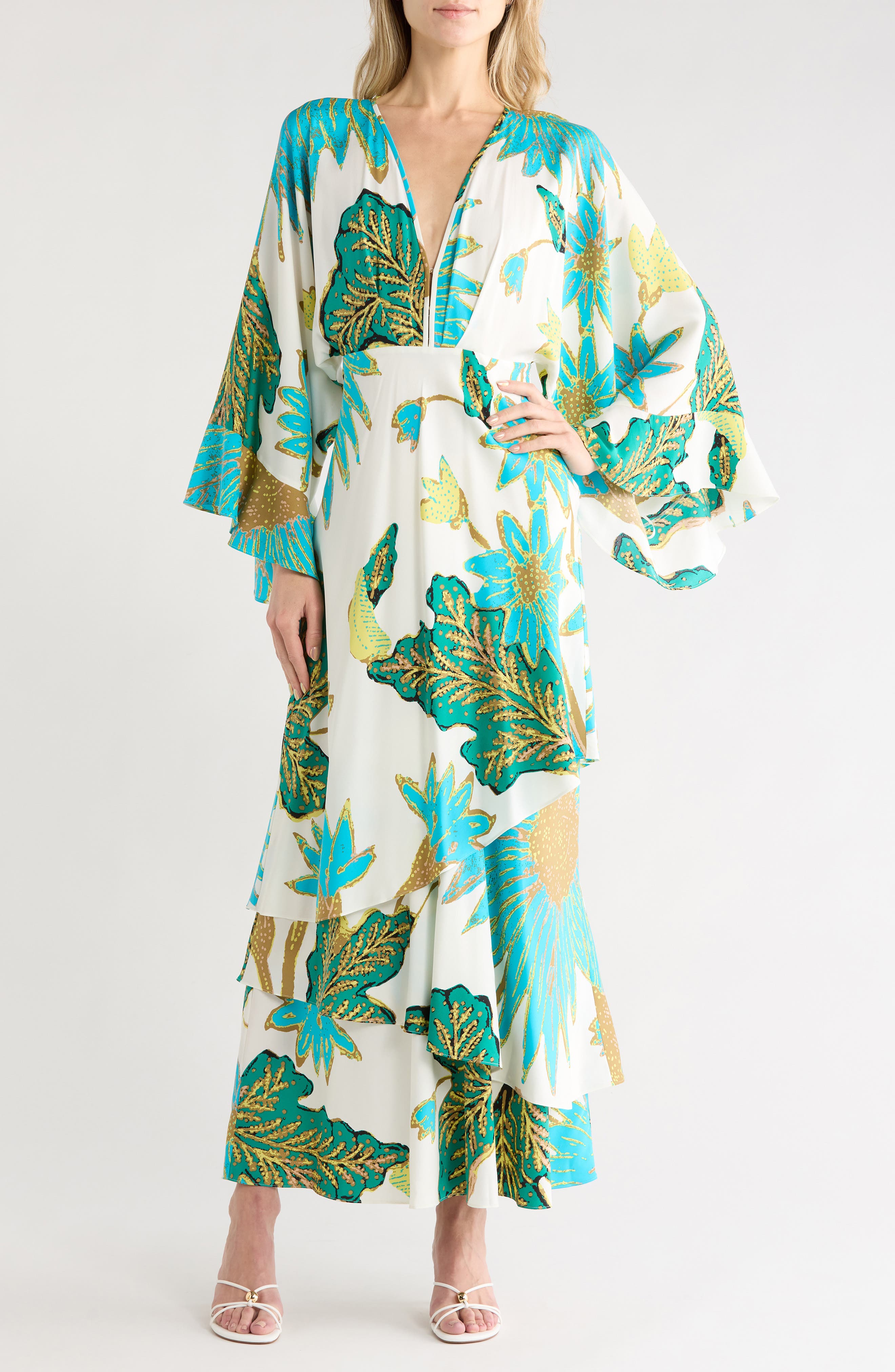 DVF Christine Silk Blend Dress