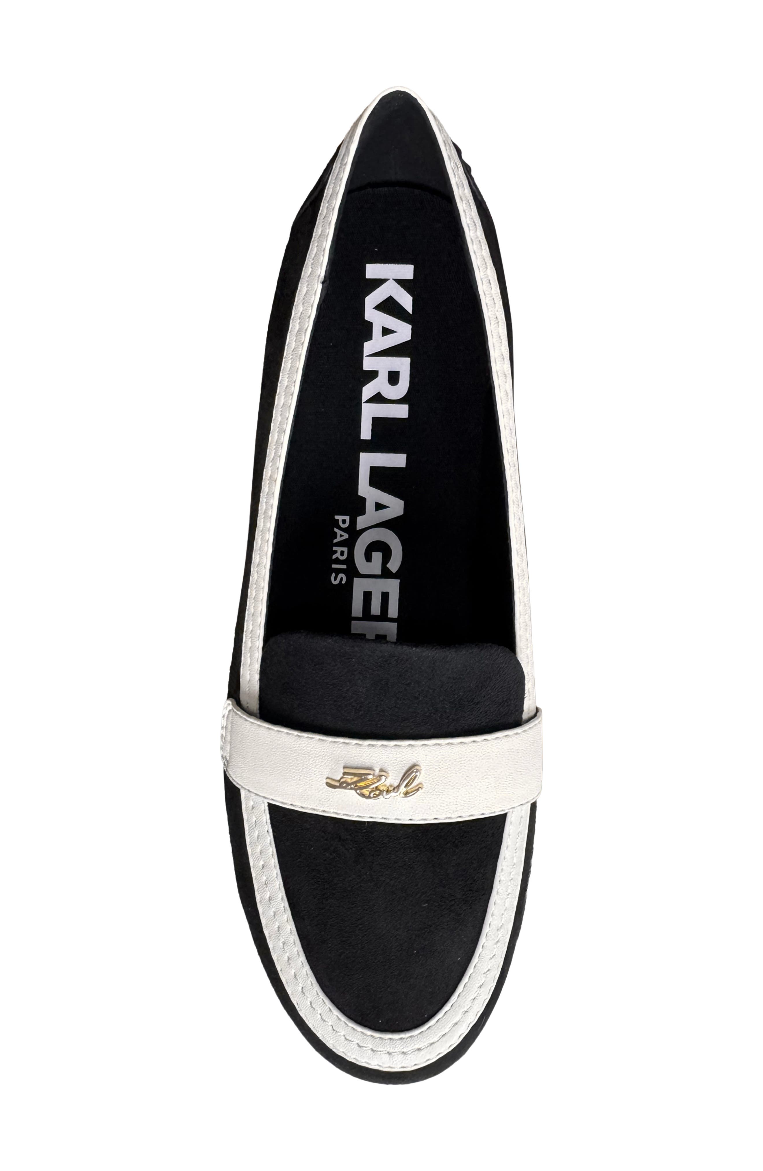 Grimly Driving Loafer, Alternate, color, BLACK/ CREAM