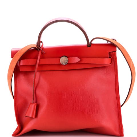 Herbag Zip Berline Vache Canvas and Leather 31