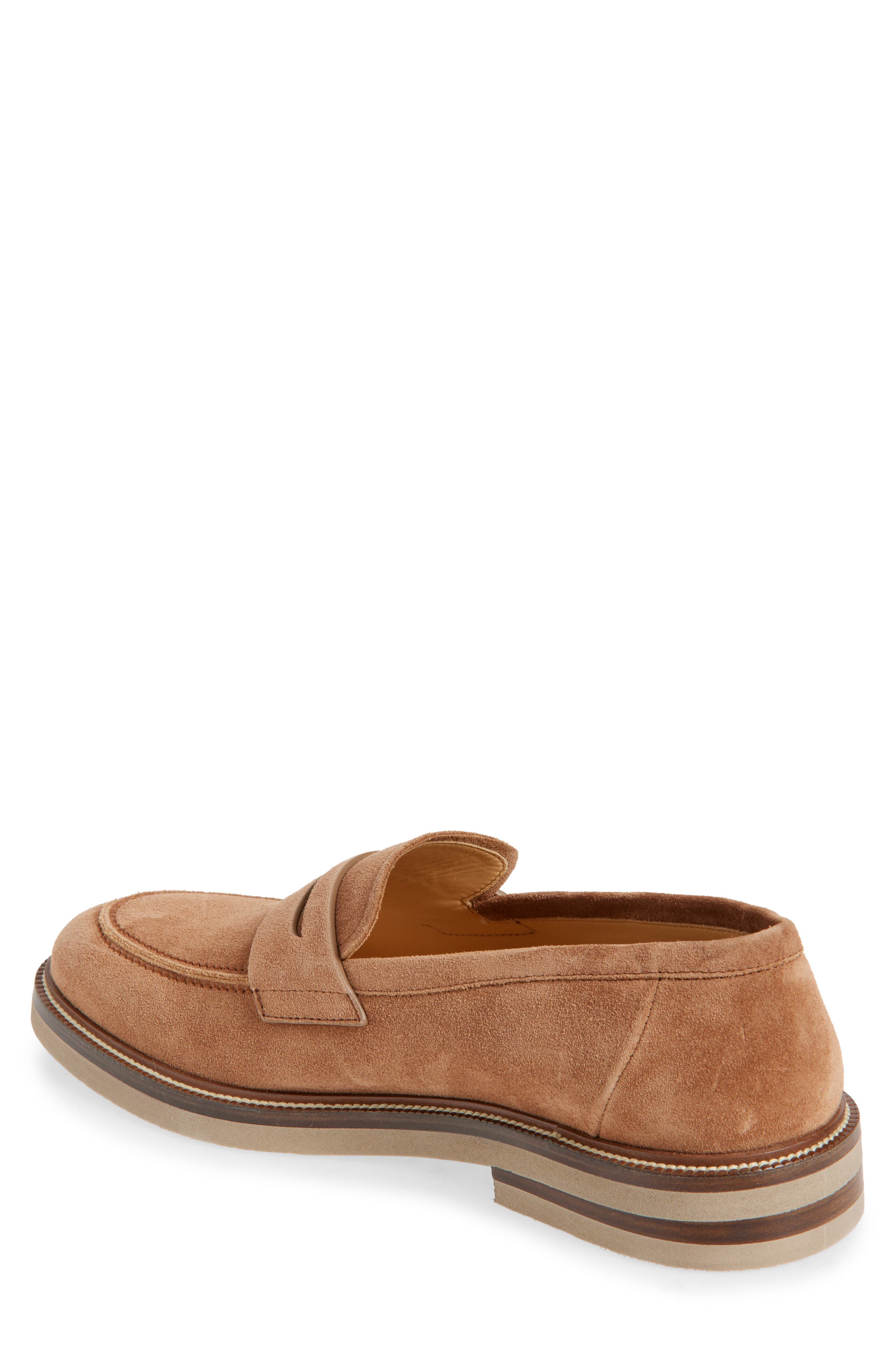 Brunello Cucinelli Penny Loafer, Alternate, color, Nut