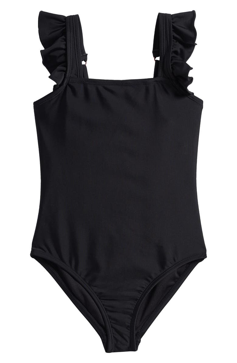 Raisins Kids' Tangalooma One-Piece Swimsuit, Main, color, Black
