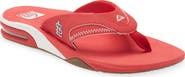 Reef Men's REEF St. Louis Cardinals Fanning Bottle Opener Sandals