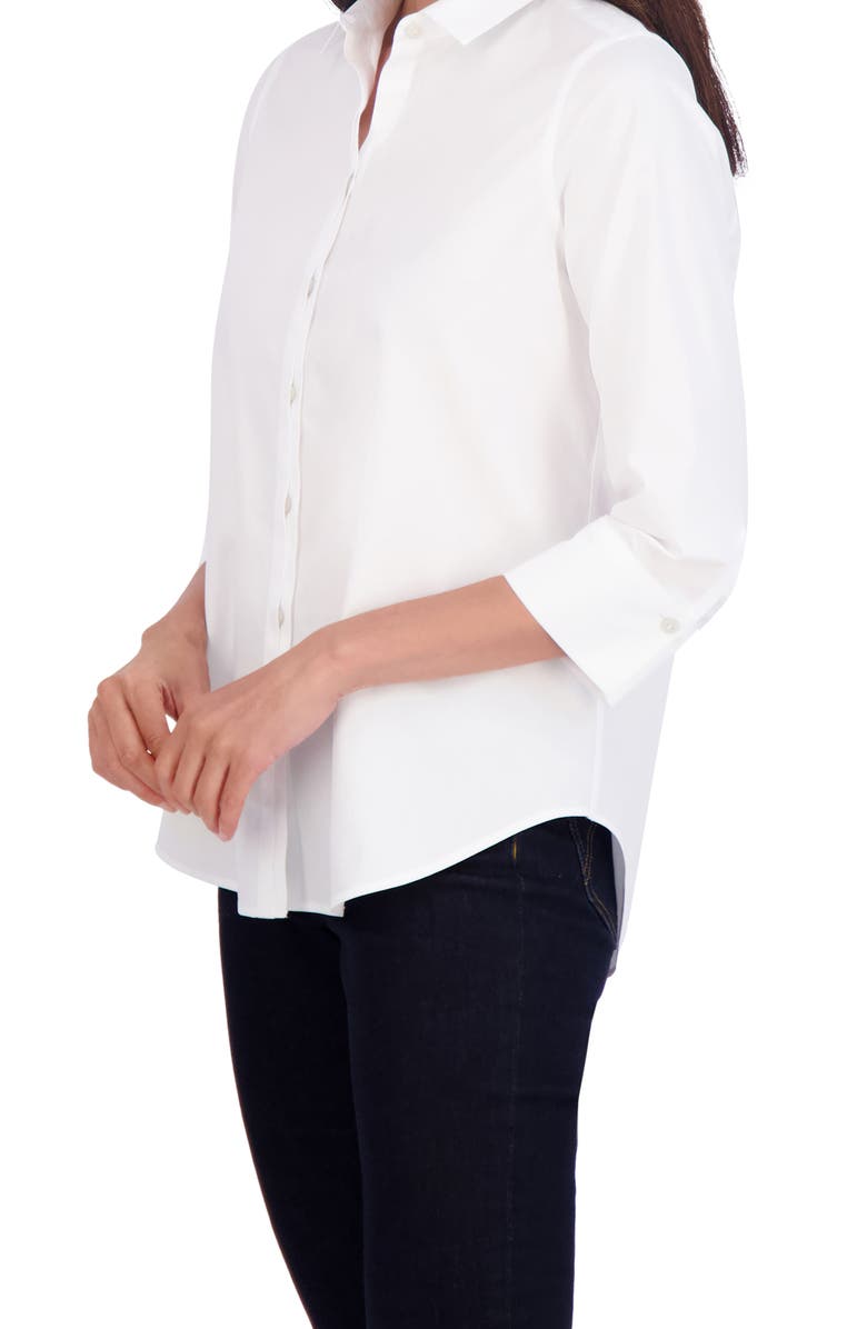 Foxcroft Charlie Cotton Button-Up Shirt, Alternate, color,