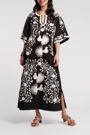 Frances Valentine Charming Caftan Peacock