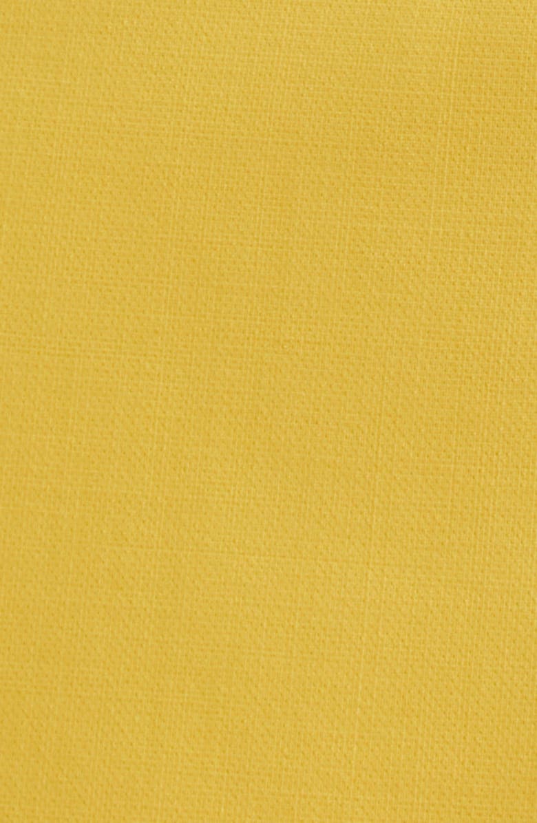 Carolina Herrera Stretch Virgin Wool Column Skirt, Alternate, color, Daffodil