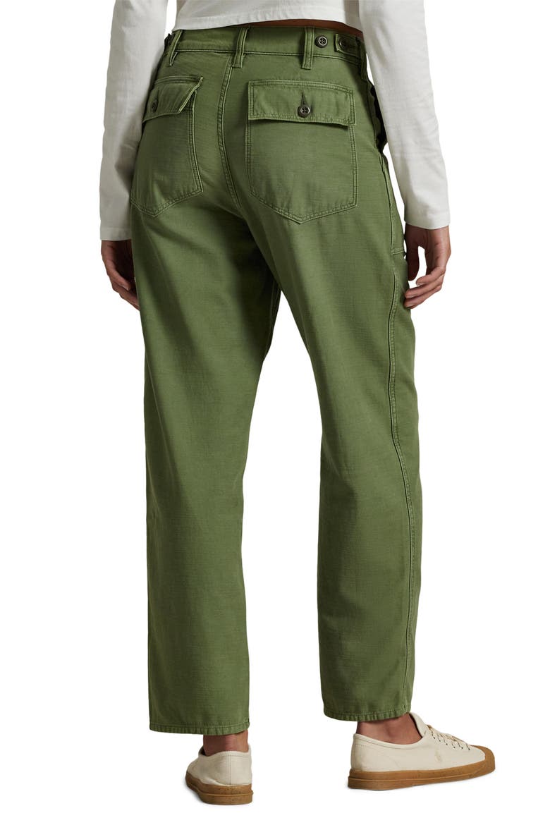 Ricky Cotton Sateen Utility Pants, Alternate, color, OLIVE