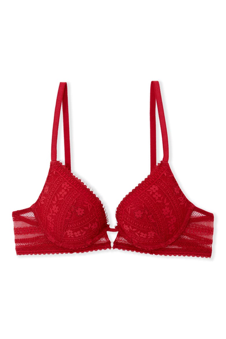 Aura N°2 Classique Underwire Bra, Alternate, color, RED