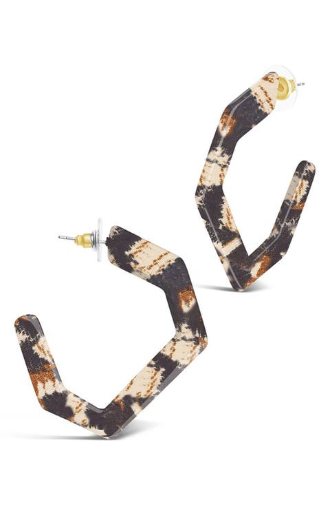 Open Geometric Hoop Earrings