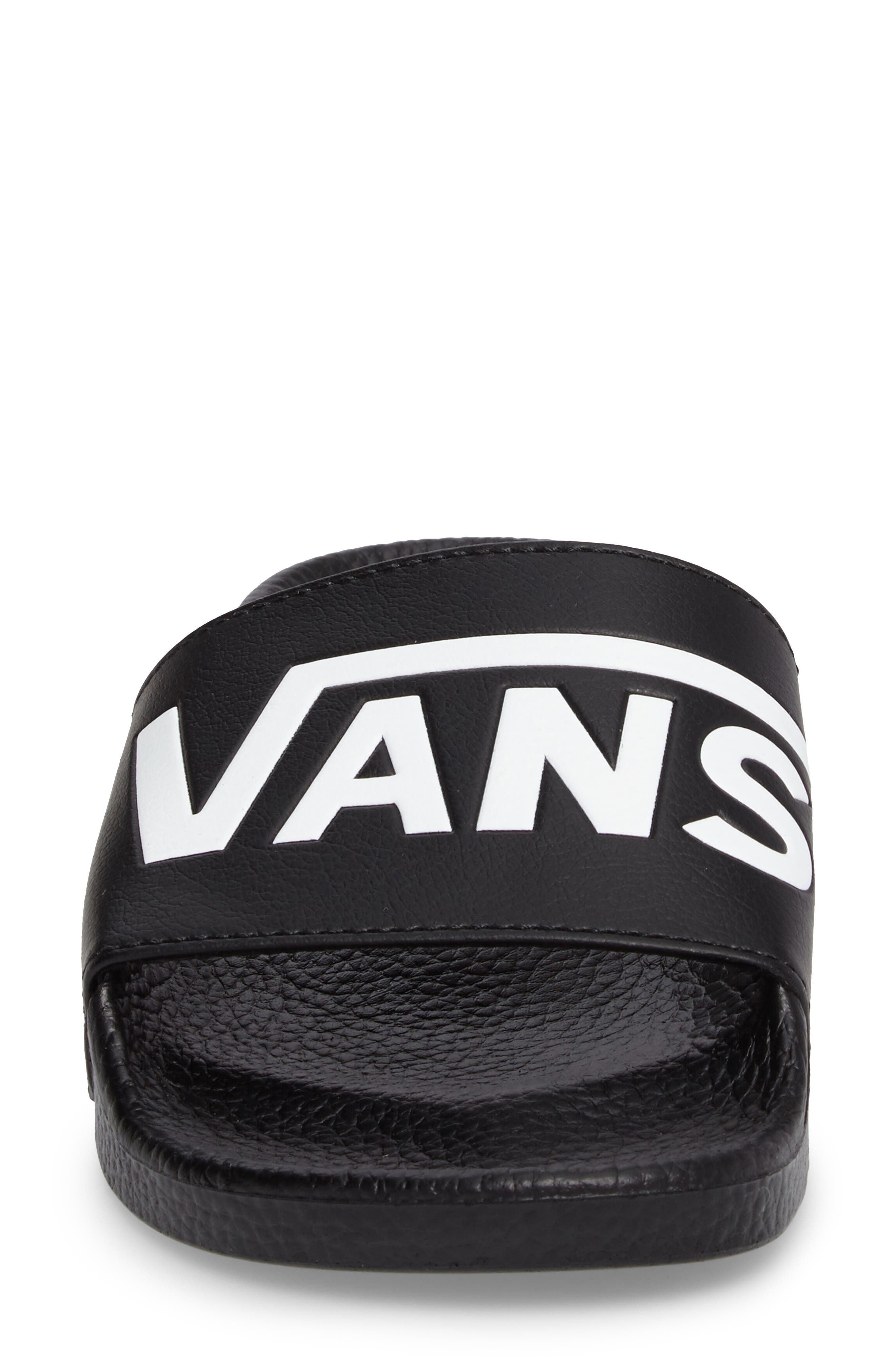 Slide-On Sandal, Alternate, color, BLACK