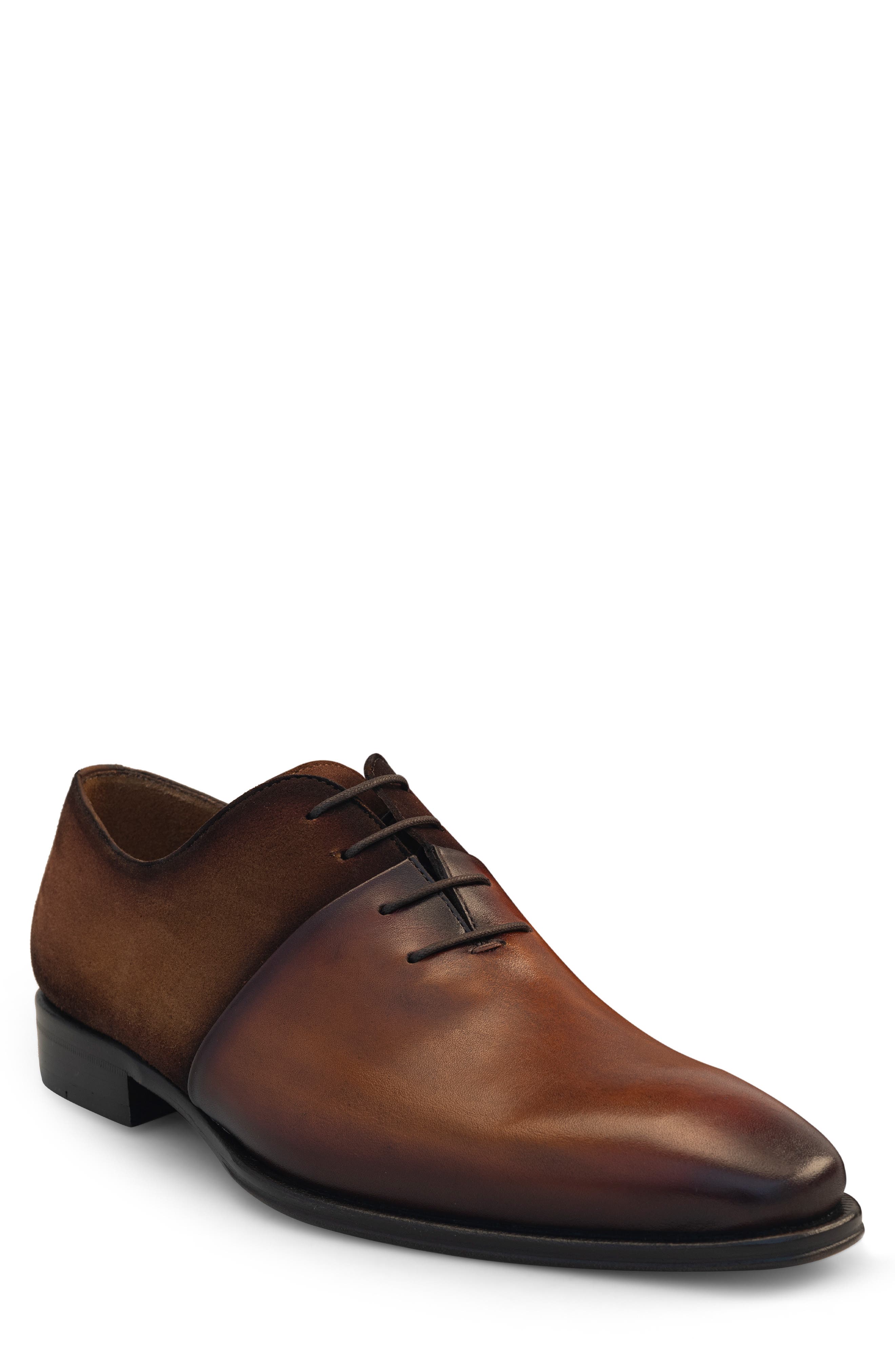 Mezlan Burnished Wholecut Oxford, Main, color, 