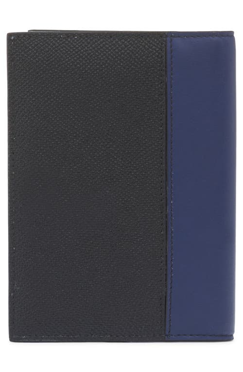 DOLCE & GABBANA DOLCE&GABBANA DAUPHINE COLORBLOCK LEATHER PASSPORT HOLDER