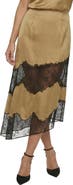 Lily and Lionel London Elenor Lace Insert Midi Skirt